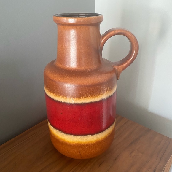 Large Scheurich West German Fat Lava Jug/Vase mid century - Picture 5 of 5